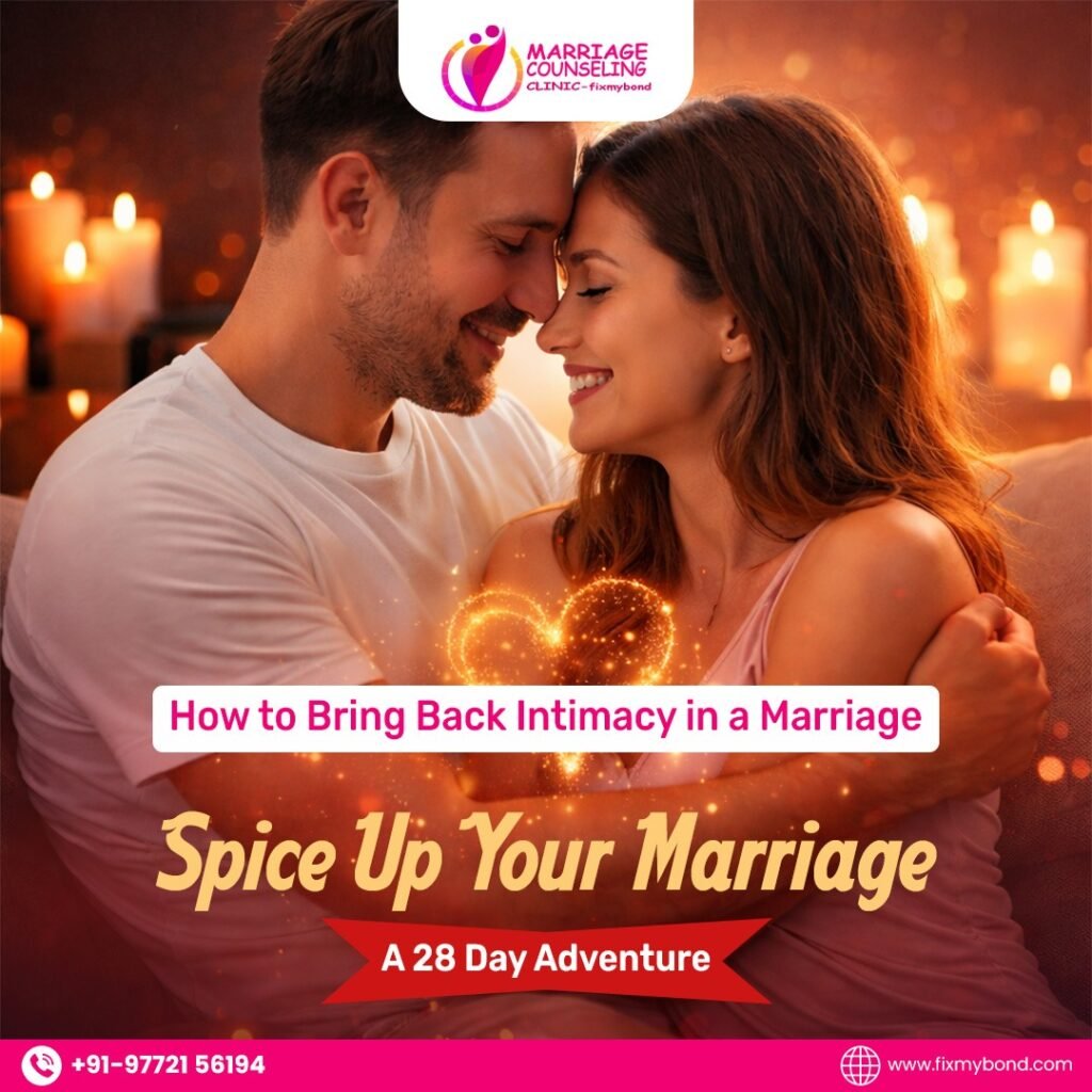 How marriage counseling clinic fixmybond professional marriage counsellor helps to couple to recover with emotional breakdown?