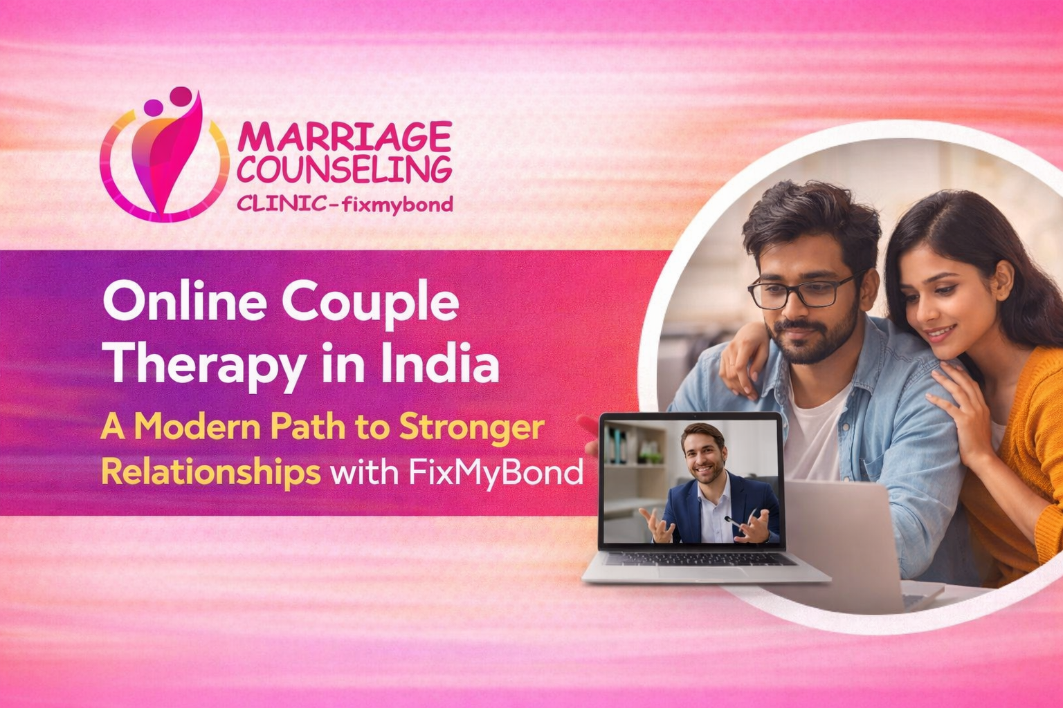 Online Couple Therapy in India | Couple Counselling- Fixmybond