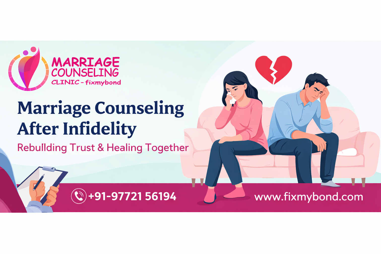 Marriage Counselling After Infidelity – Rebuilding Trust & Healing Together