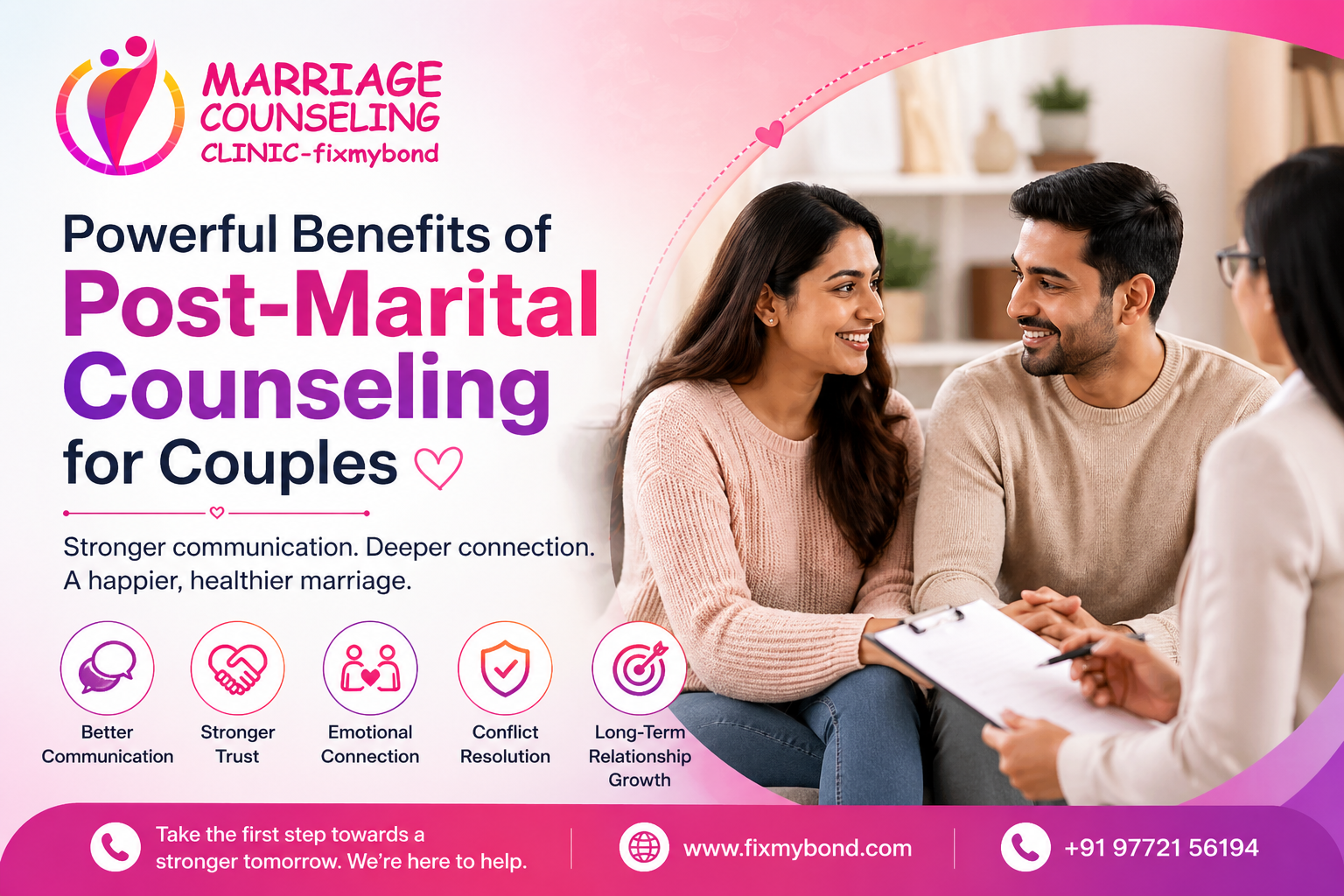 Powerful Benefits of Post-Marital Counseling for Couples