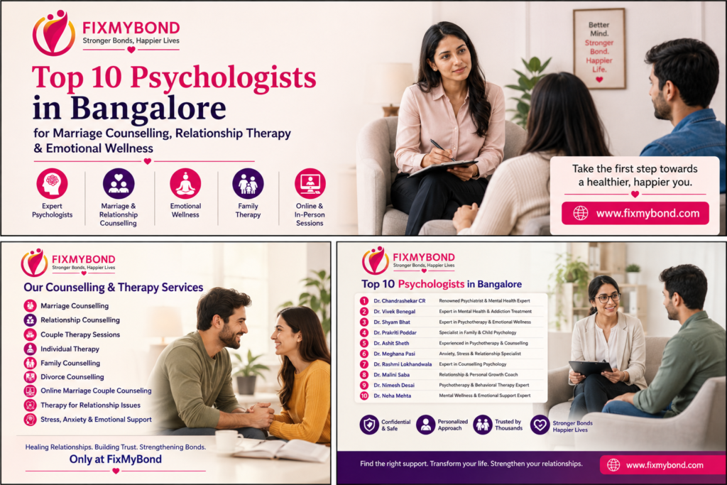 best psychologist in Bangalore