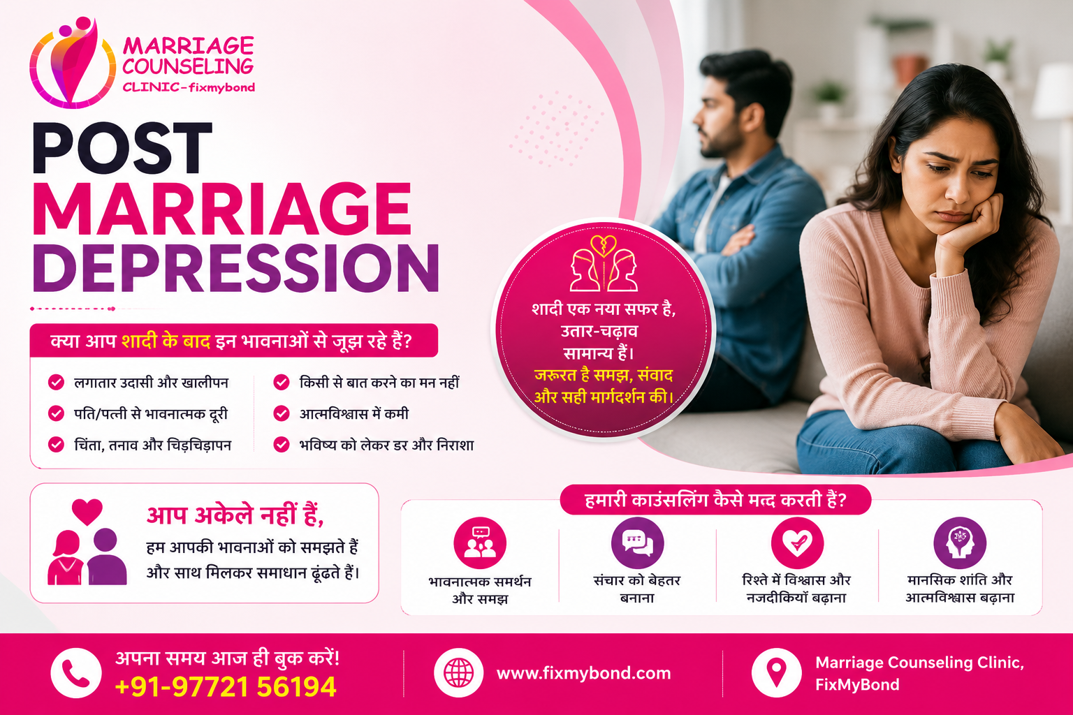 Post marriage depression