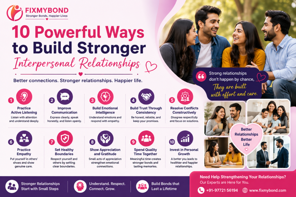 Effective Ways to Better Your Interpersonal Relationships