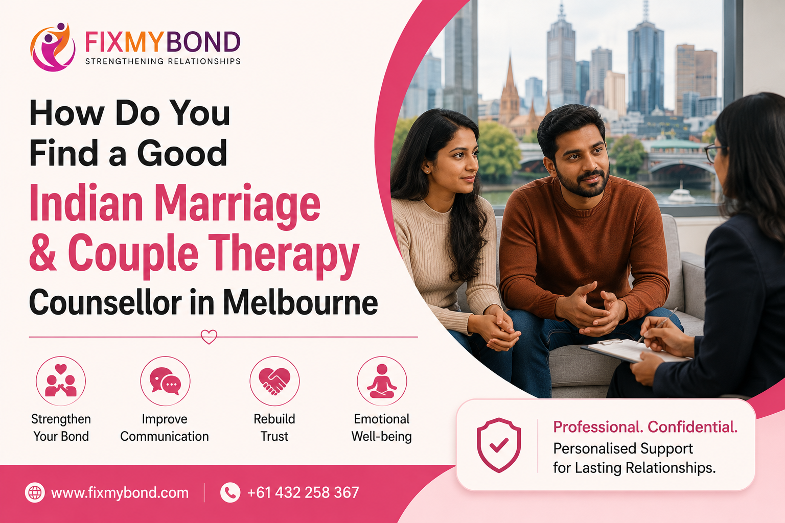 How Do You Find a Good Indian Marriage & Couple Therapy Counsellor in Melbourne