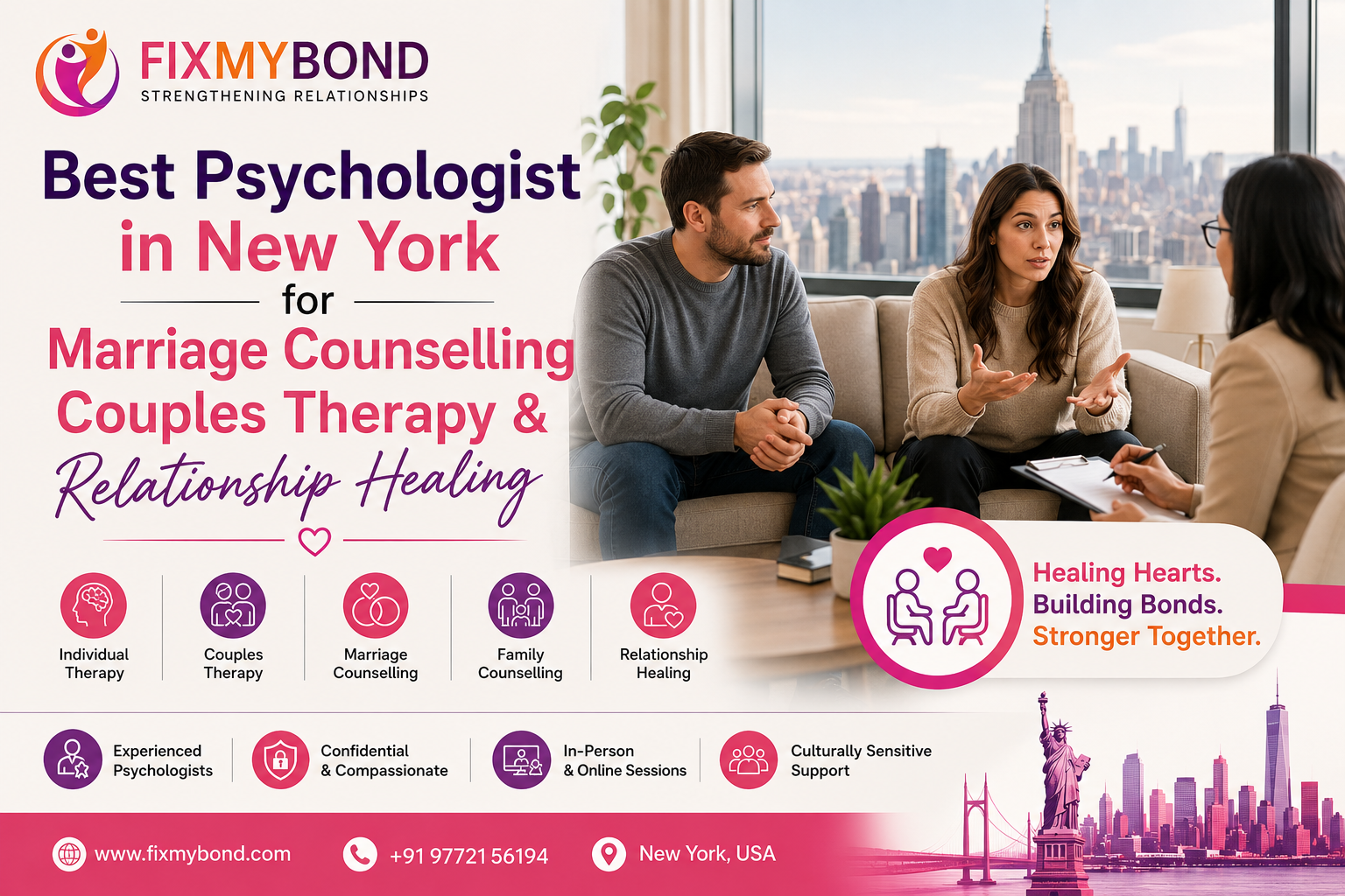 Marriage Counselling Couples Therapy NYC New York