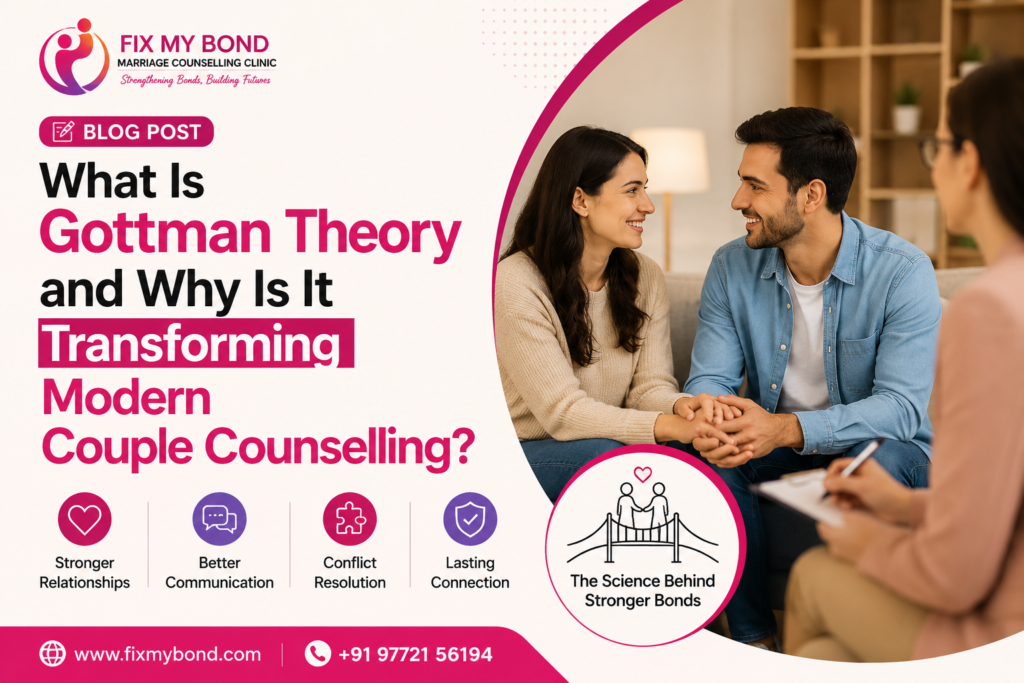 What Is Gottman Theory and Why Is It Transforming Modern Couple Counselling?
