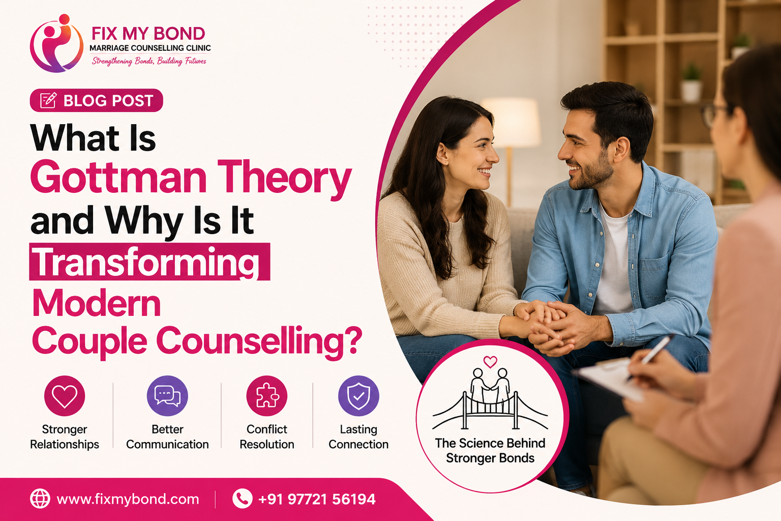 What Is Gottman Theory and Why Is It Transforming Modern Couple Counselling?
