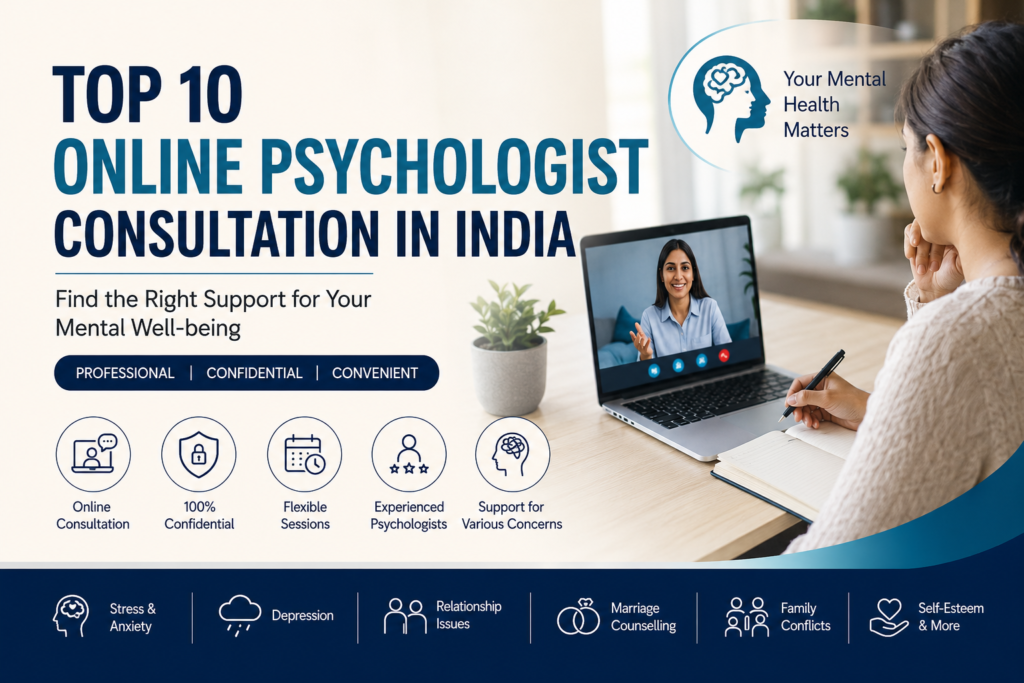 Online Psychologist Consultation Platforms in India