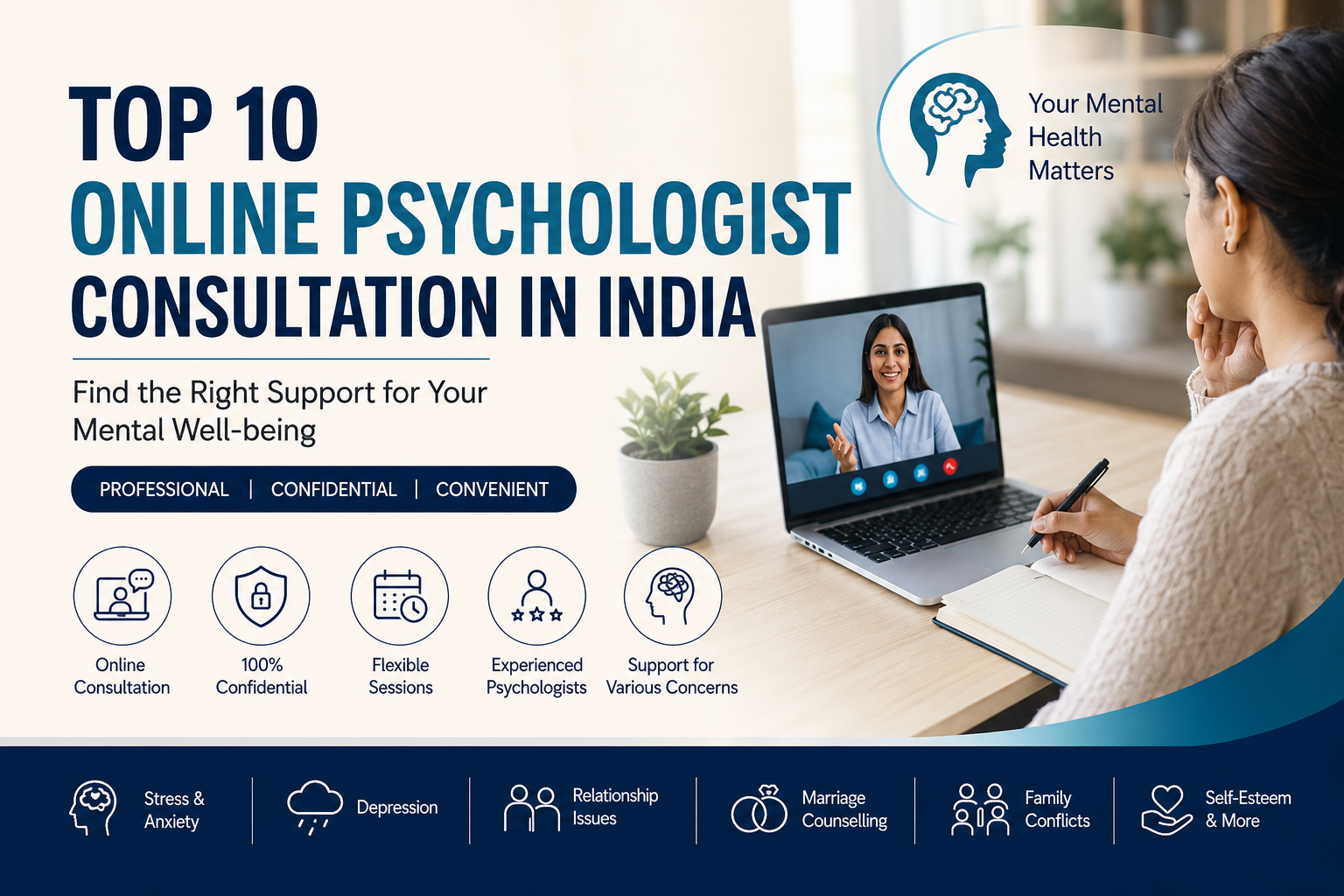 Online Psychologist Consultation Platforms in India