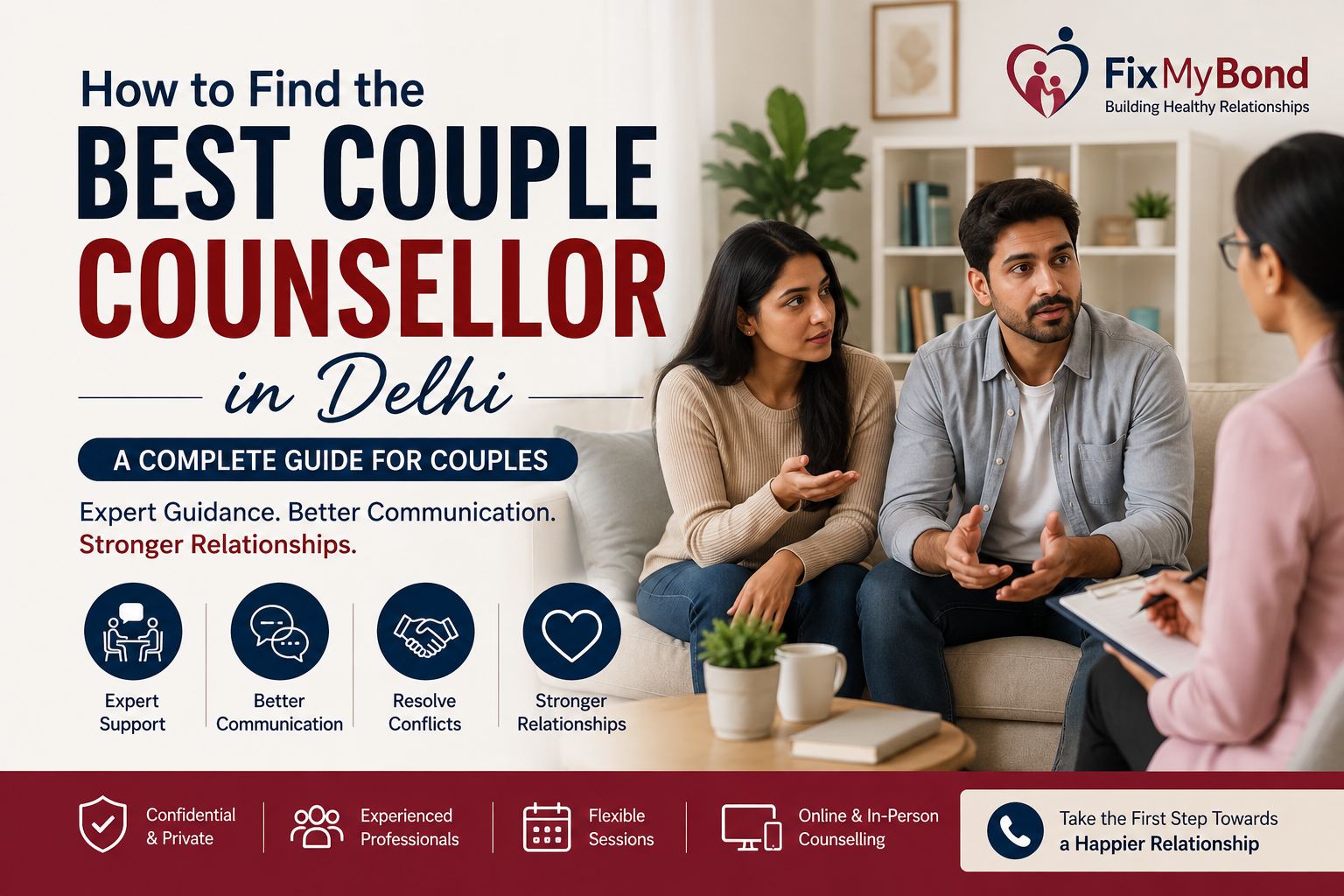 How to Find the Best Couple Counsellor in Delhi: A Complete Guide for Couples