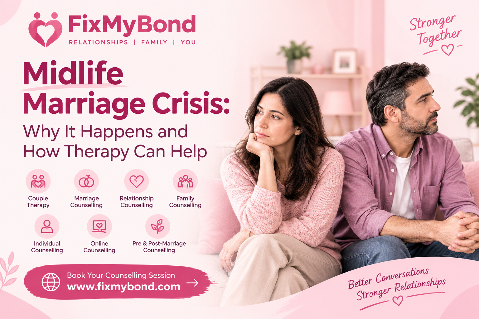 idlife Marriage Crisis: Causes & Therapy Solutions