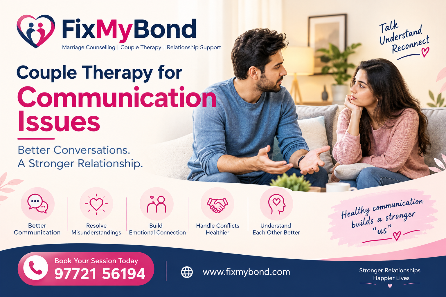 Couple therapy for communication issues