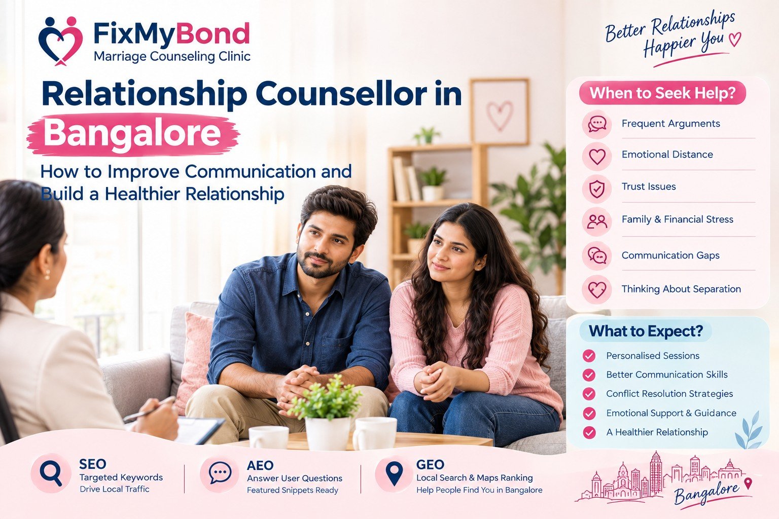 Relationship Counsellor in Bangalore